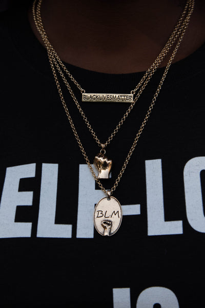 BLM Necklace Trio