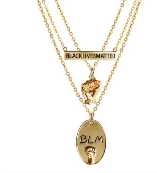 BLM Necklace Trio
